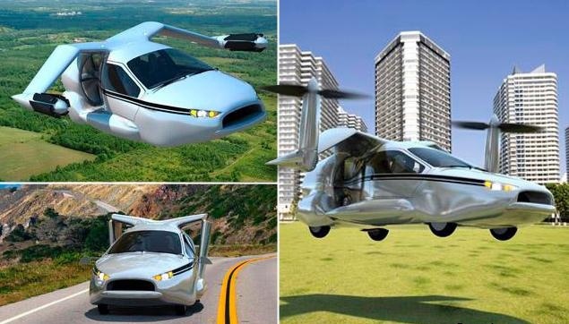 Первые в мире летающие автомобили TF-X выпустят в 2018 году