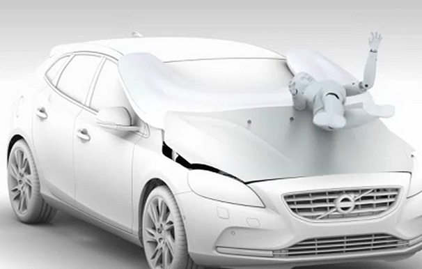 Концерн Volvo представил подушку безопасности для пешехода