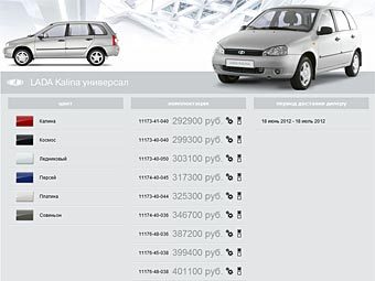"АвтоВАЗ" начал прием заказов на Lada Granta и Kalina через интернет