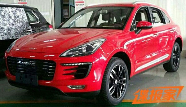 Компания Zotye анонсировала выпуск «клона» Porsche Macan