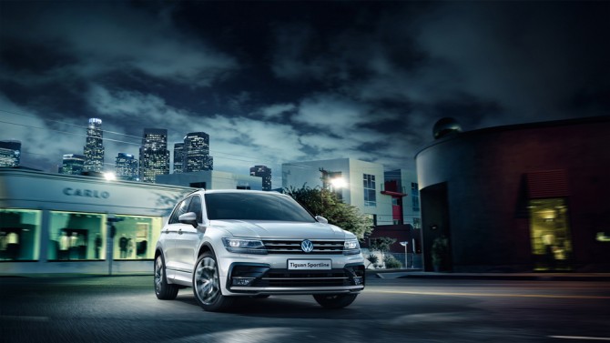 В России стартовали продажи Volkswagen Tiguan Sportline