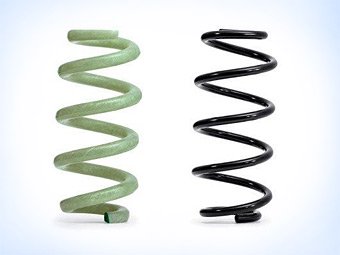 Audi разработала новые пружины из стекловолокна