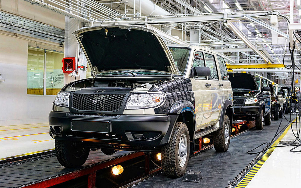 УАЗ остановит конвейер в январе 2018 года